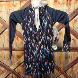 Flames one piece Sun protection  Sunskinz  Kids upf 50+ suit~Beach wear~
